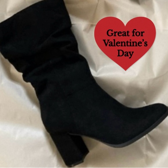 Style & Co. Shoes - Style & Co Black Microfiber Suede Boots